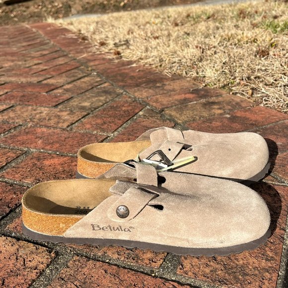 Birkenstock Shoes - Betula By Birkenstocks Tan Boston Clogs Women's 39